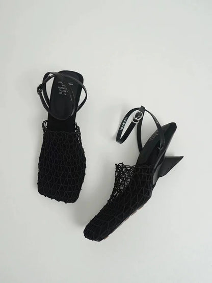 | Mesh Weave Heels
