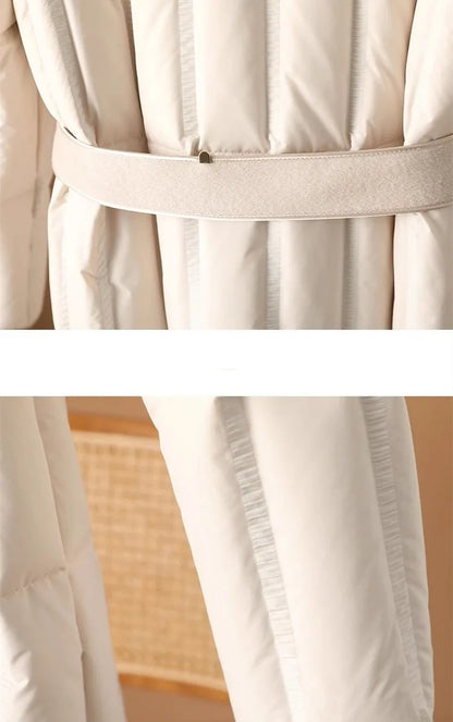 | Wool-Collar Down Coat