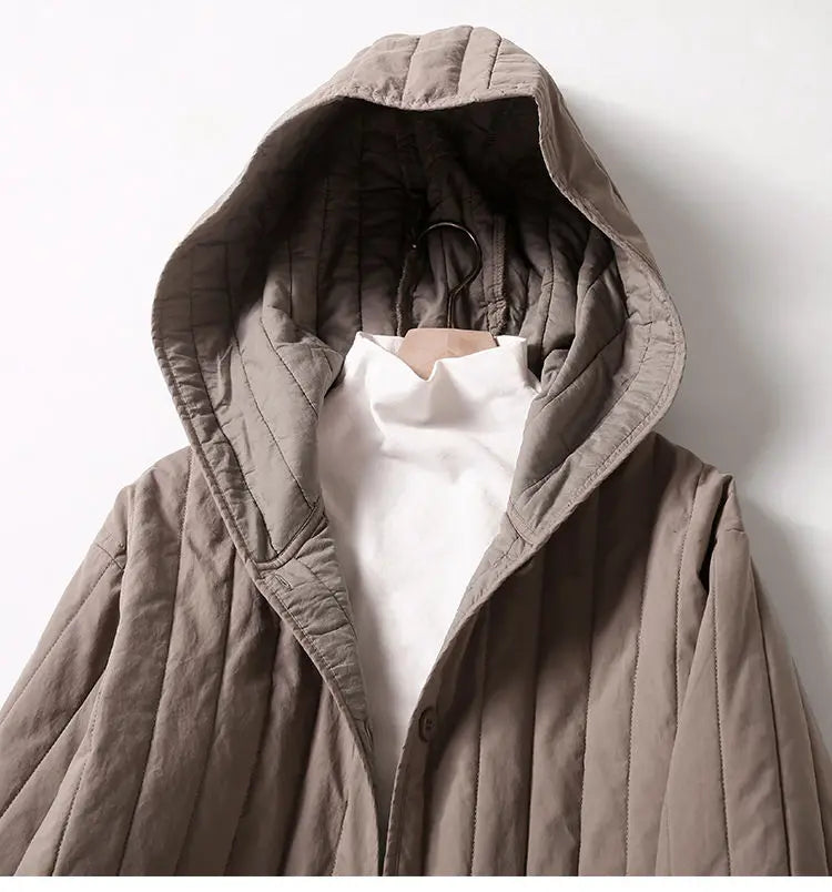 | Quilted Hooded Coat