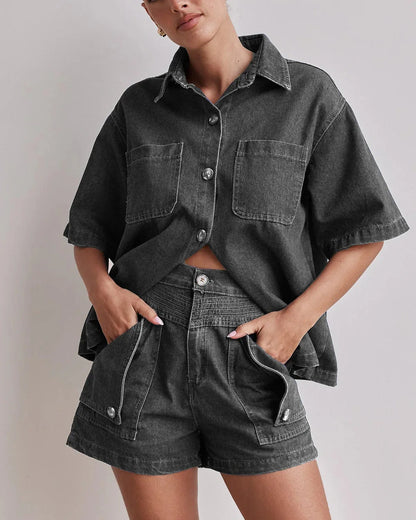 | 100% Cotton Denim Set