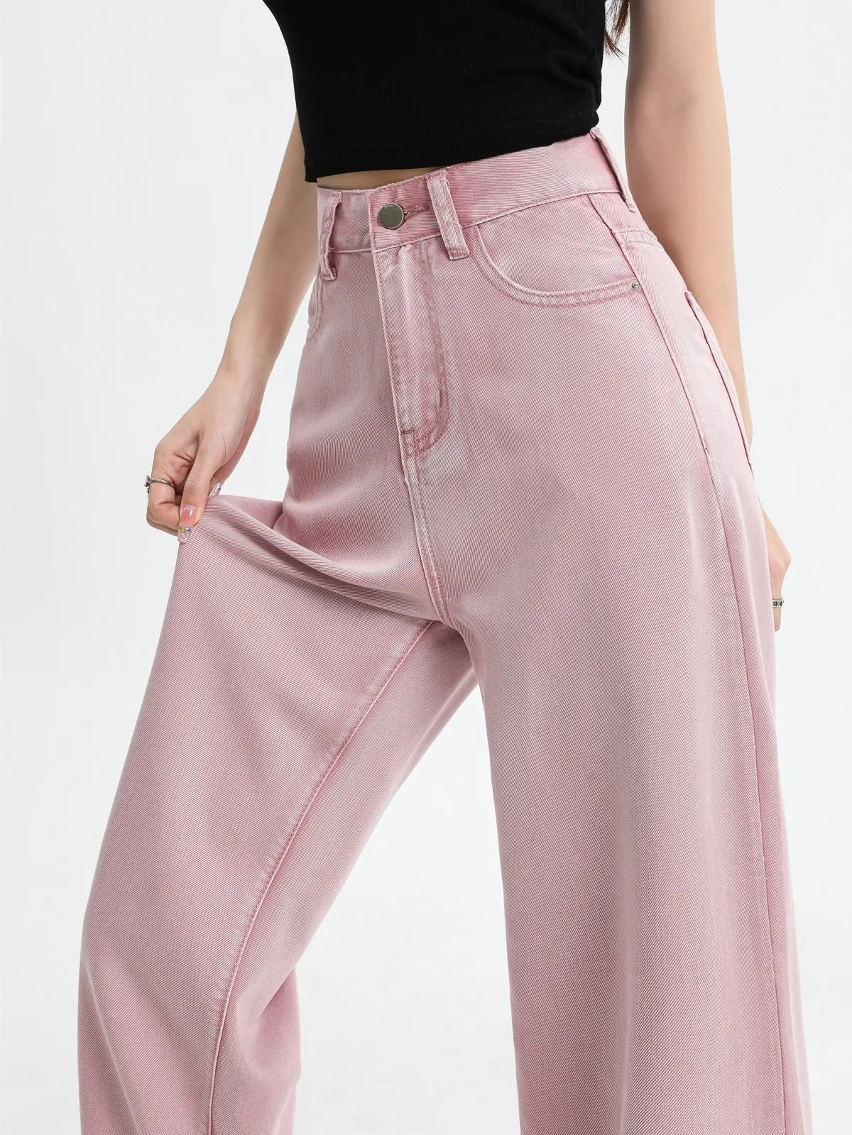 | Pink Denim Jeans
