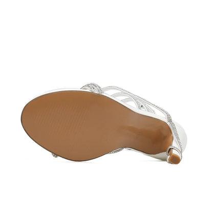 Crystal String Bead Sandals for Women's Summer Fashion