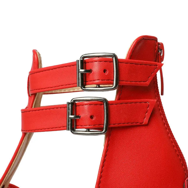 | Strapped Platform Heels