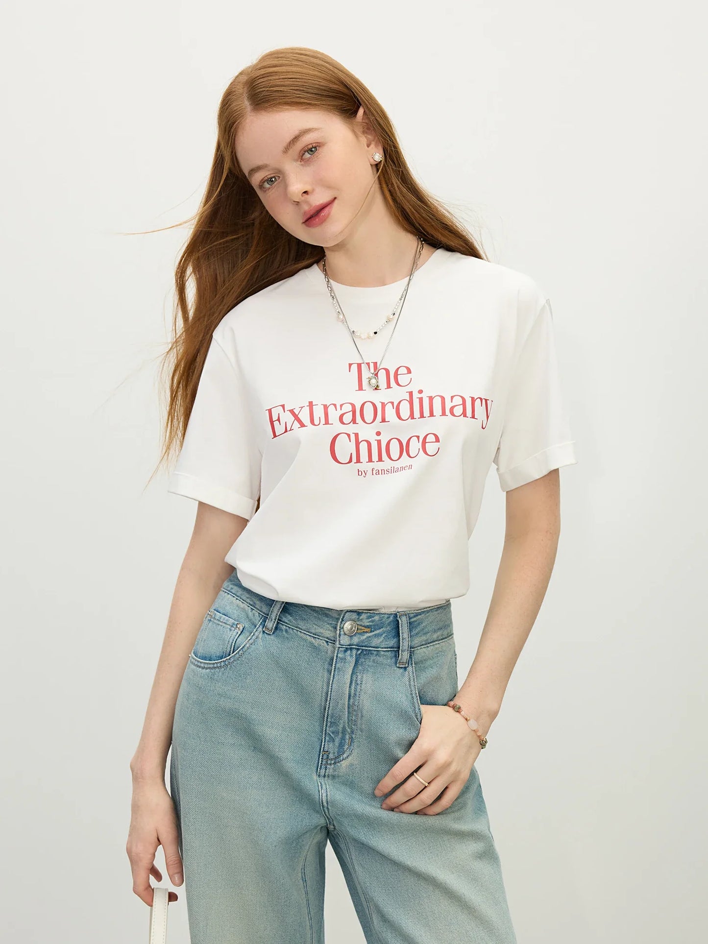 Letter Print Vacation Style T-shirt