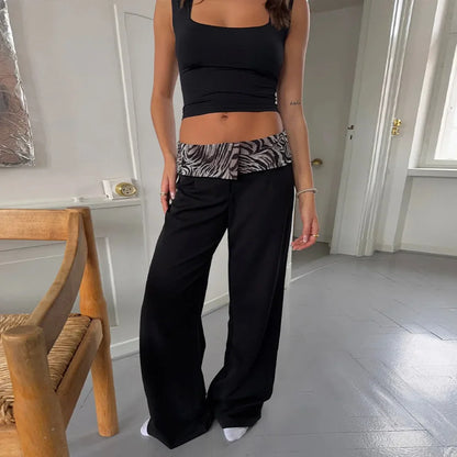 Printed Waist Slim Club Pant
