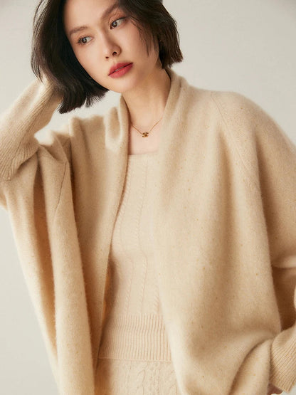 | Cashmere Shawl Sweater