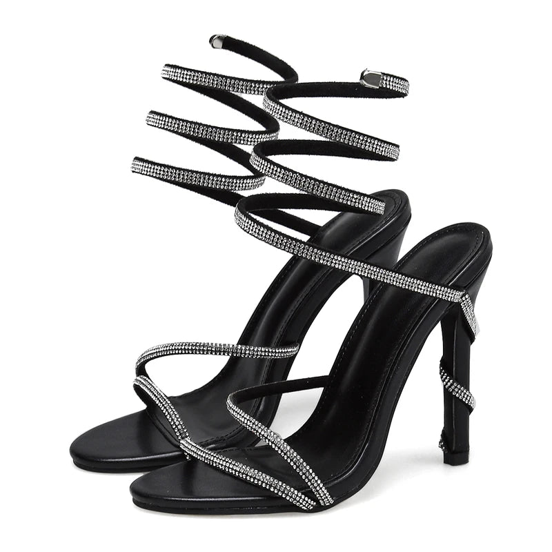 Crystal String Bead Sandals for Women's Summer Fashion