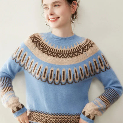 | Fair Isle Cashmere Sweater
