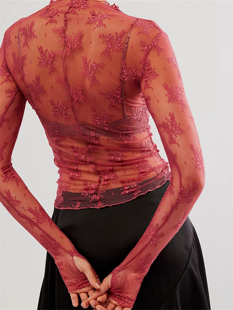 | Lace Transparent Top