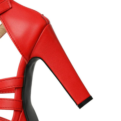 | Strapped Platform Heels