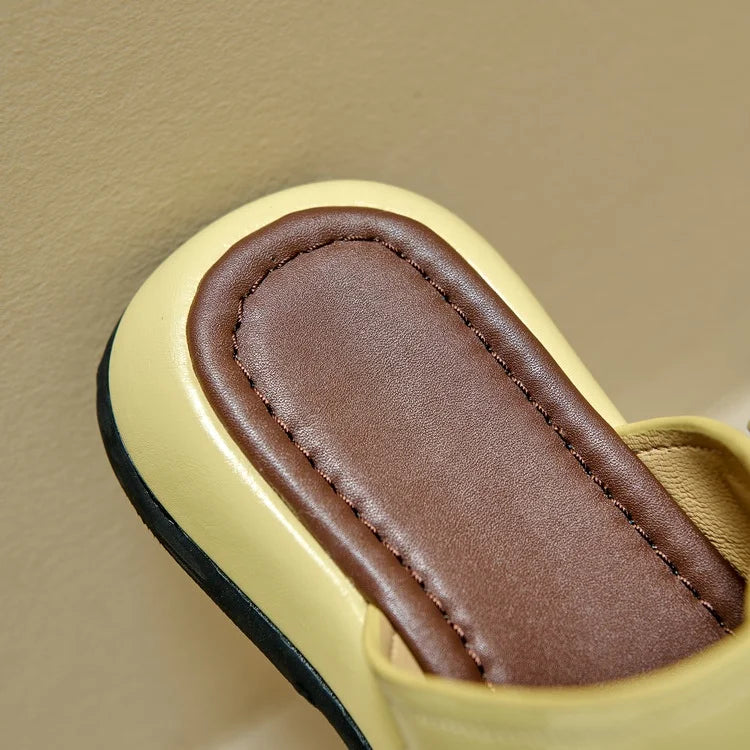 | Twin-Buckle Slide Sandals
