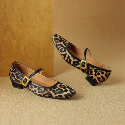 | Leopard Mid-Heels