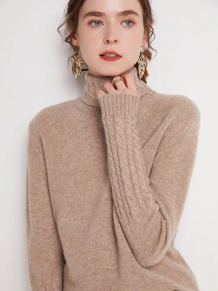 | 100% Merino Turtleneck