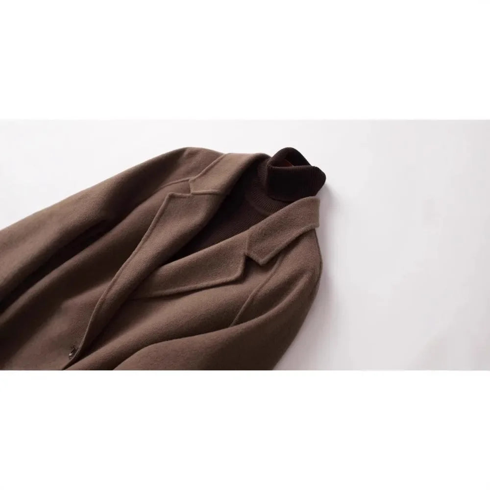 | Wool Herringbone Coat