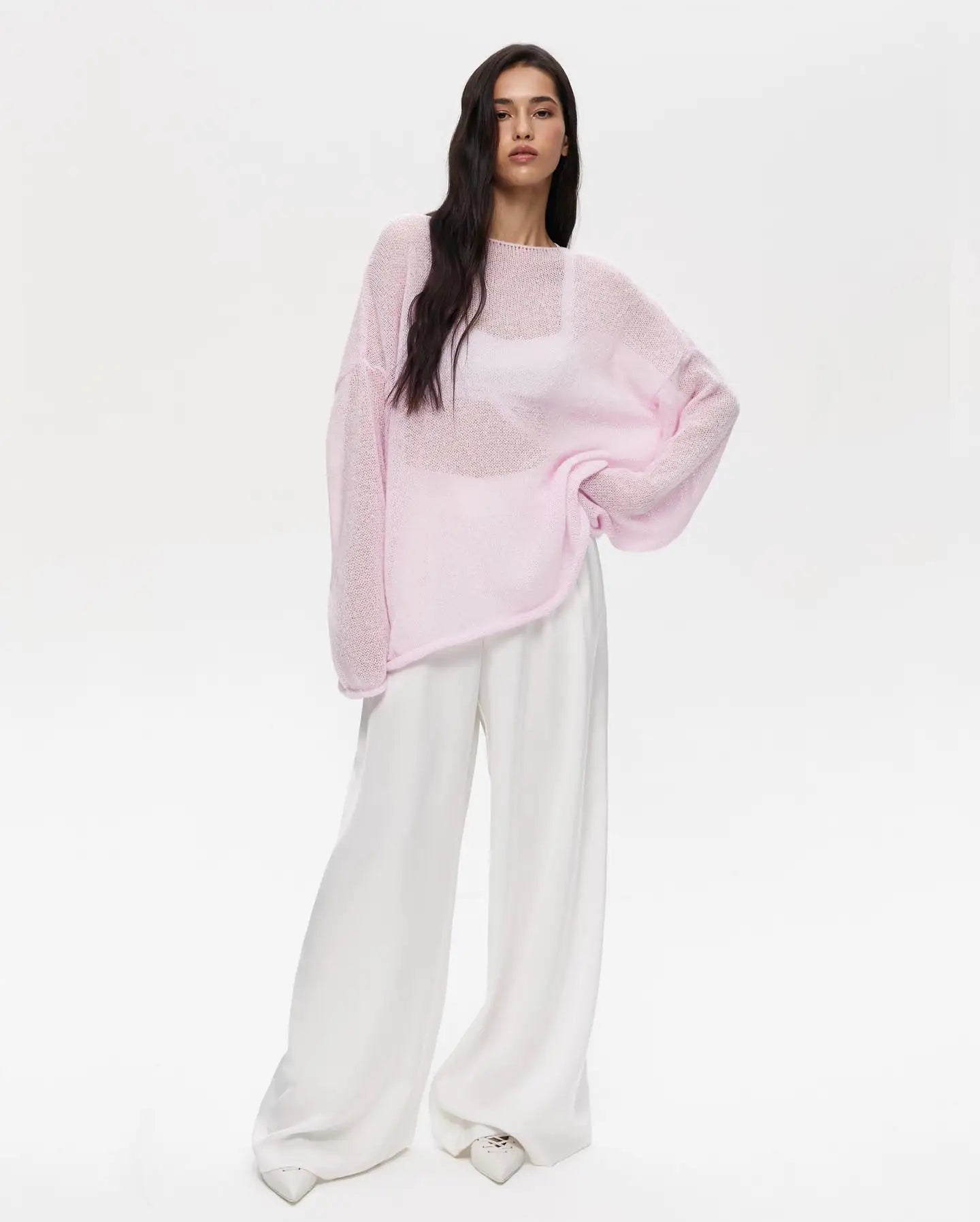 | Relaxed Crewneck Sweater