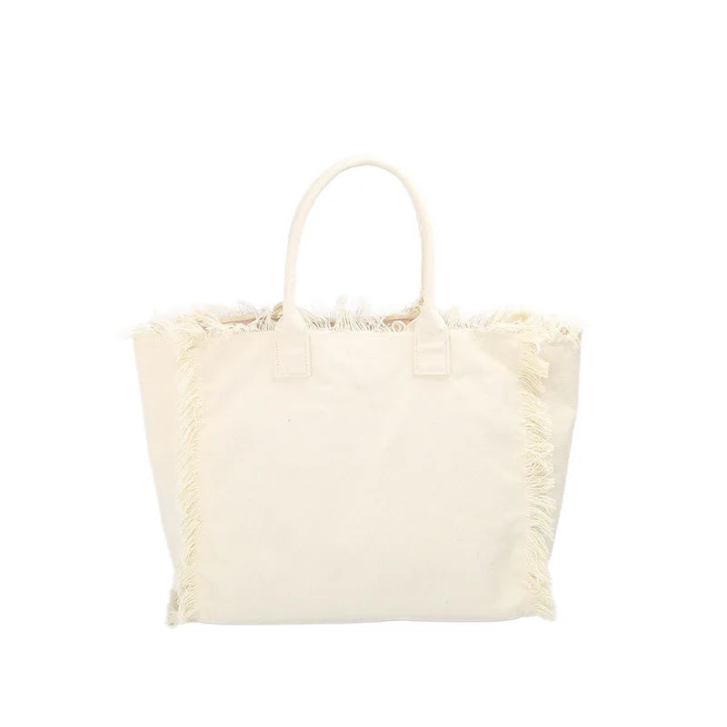 Hills Large Canvas Tote
