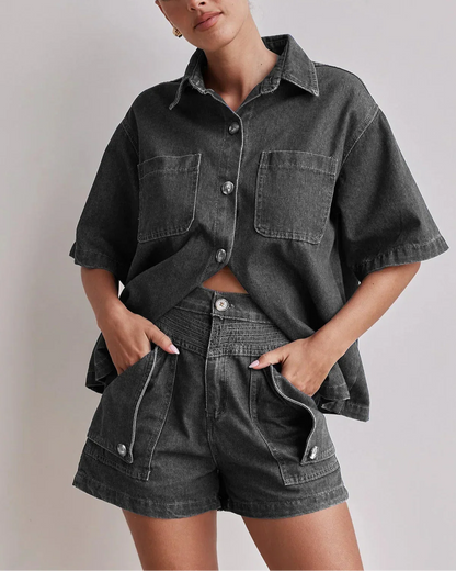 | 100% Cotton Denim Set