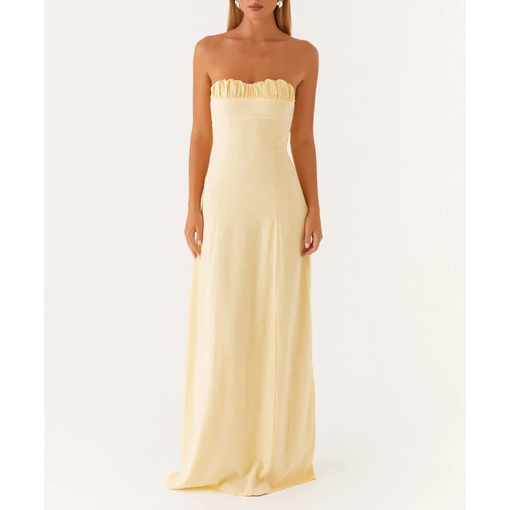 Ruched Floral Off Shoulder A-Line Vacation Dress