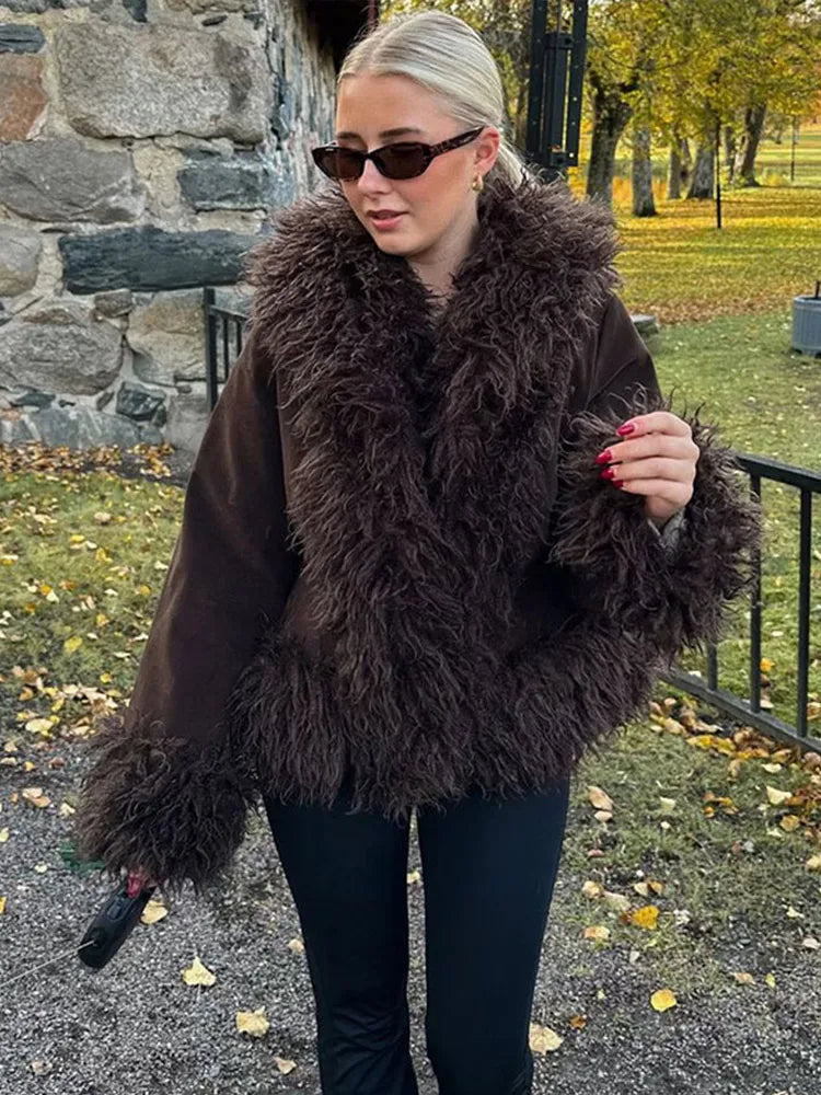 Chocolate Shag Jacket