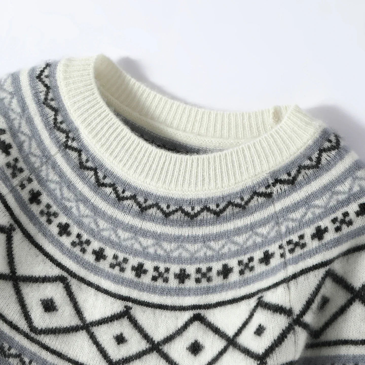 | Alpine Jacquard Cashmere Knit