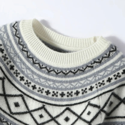 | Alpine Jacquard Cashmere Knit
