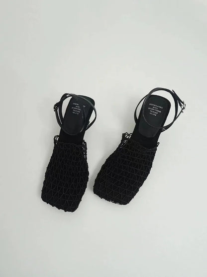 | Mesh Weave Heels