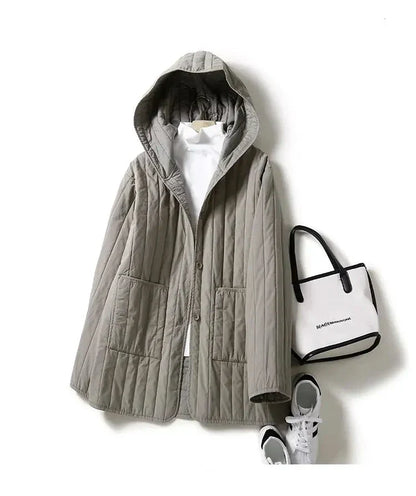 | Quilted Hooded Coat