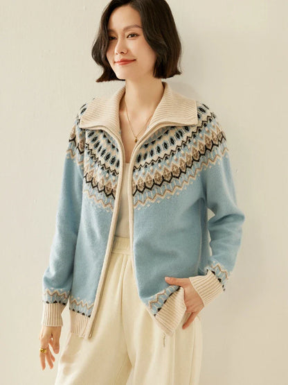 | Cashmere Zip-Up