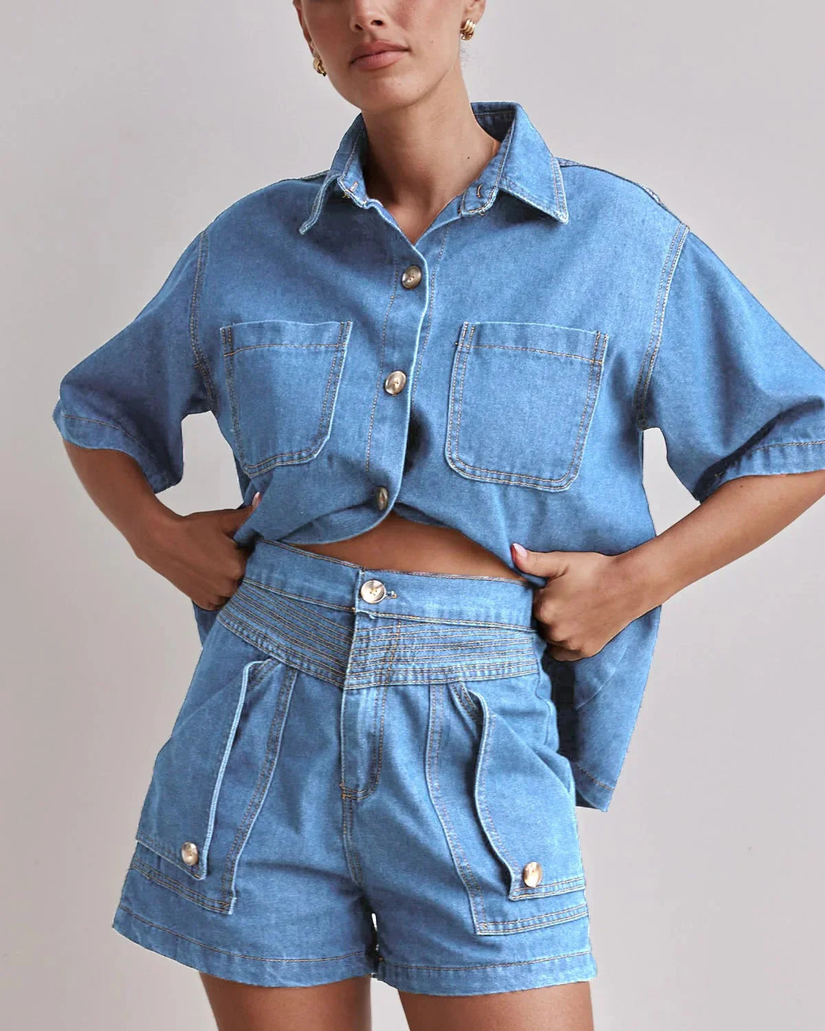 | 100% Cotton Denim Set