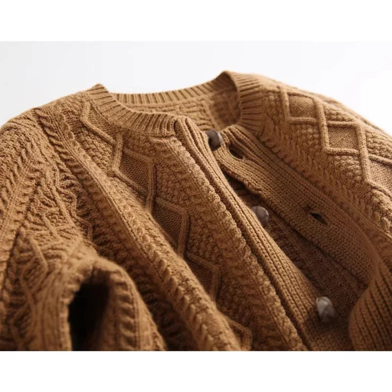 | Cable Knit Cardigan