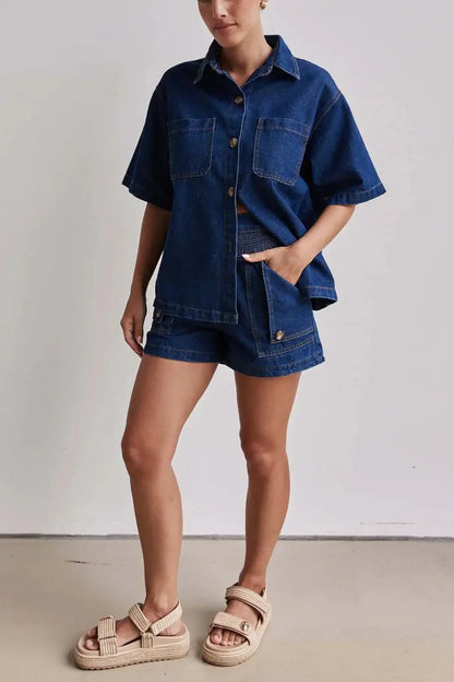 | 100% Cotton Denim Set