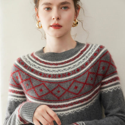 | Alpine Jacquard Cashmere Knit