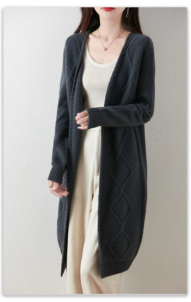 | Cable-Knit Cardigan