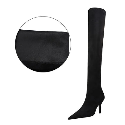 Sexy Slim Over the Knee Suede Winter Boots - Keep Warm