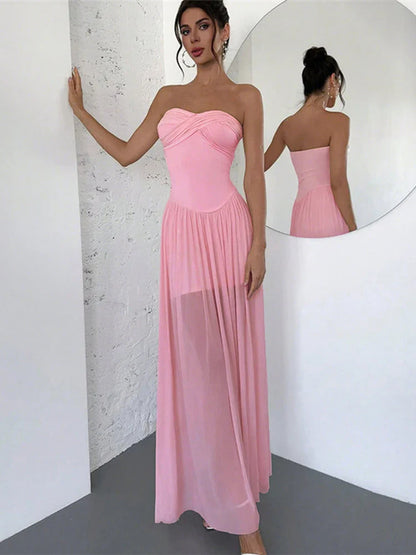 Ribbed Button Knit Bodycon Maxi Dress