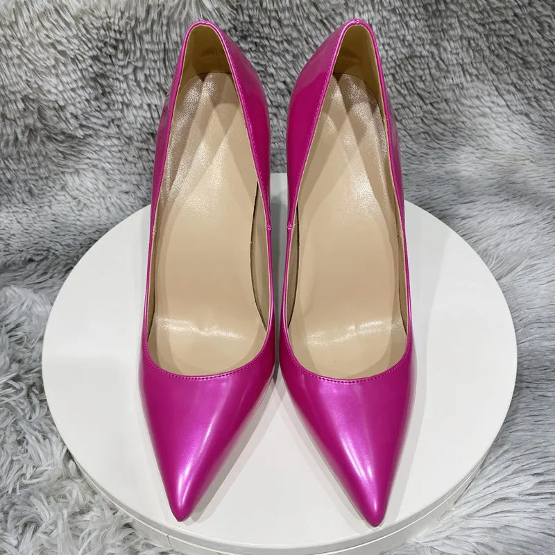 Fusion Pink Pointy Toe High Heel Shoes for Women