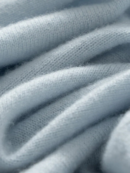 | Cashmere Pullover with Scarf Collar
