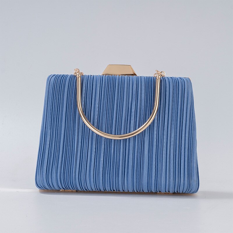 Kaydence Blue Evening Clutch Bag