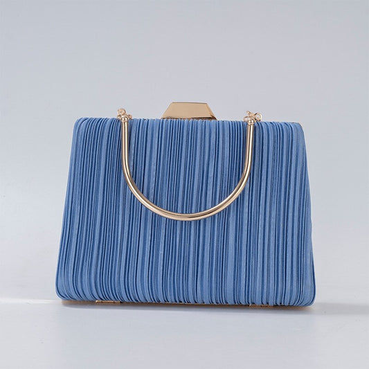 Kaydence Blue Evening Clutch Bag
