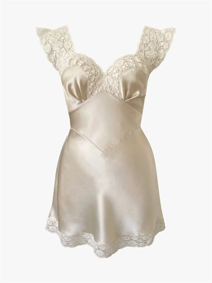 Lake Satin Mini  Dress