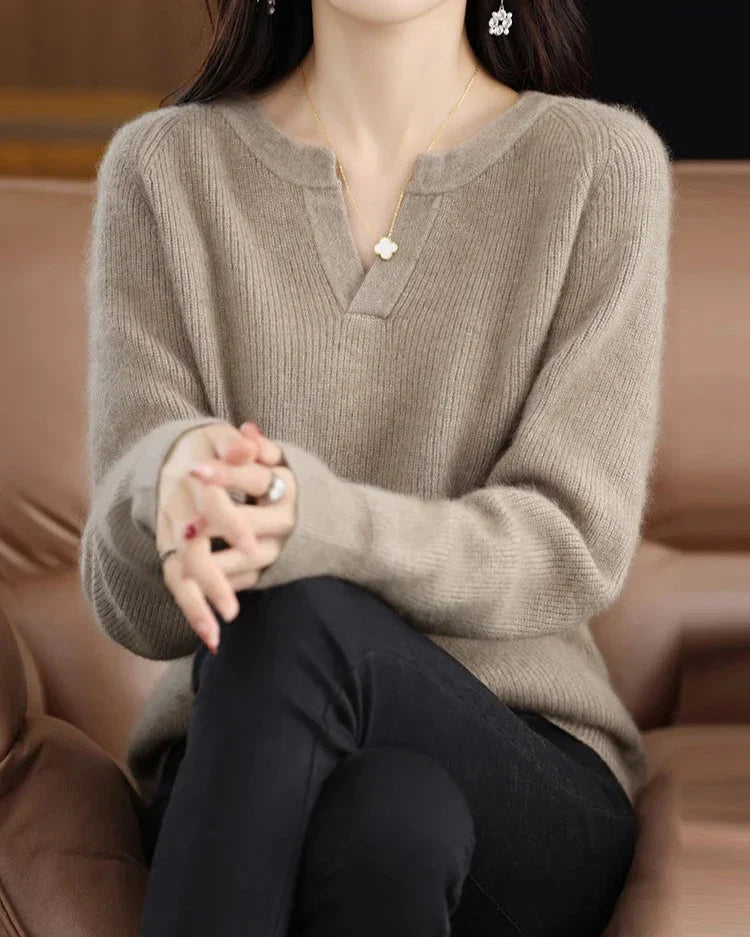 | Brushed Wool Pullover