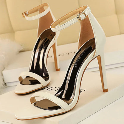 11cm Super High Heels Patent Leather Women Pumps Sexy Woman Heels