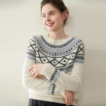 | Alpine Jacquard Cashmere Knit