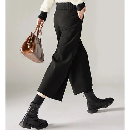 | Woolen Wide Leg Pants