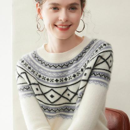 | Alpine Jacquard Cashmere Knit