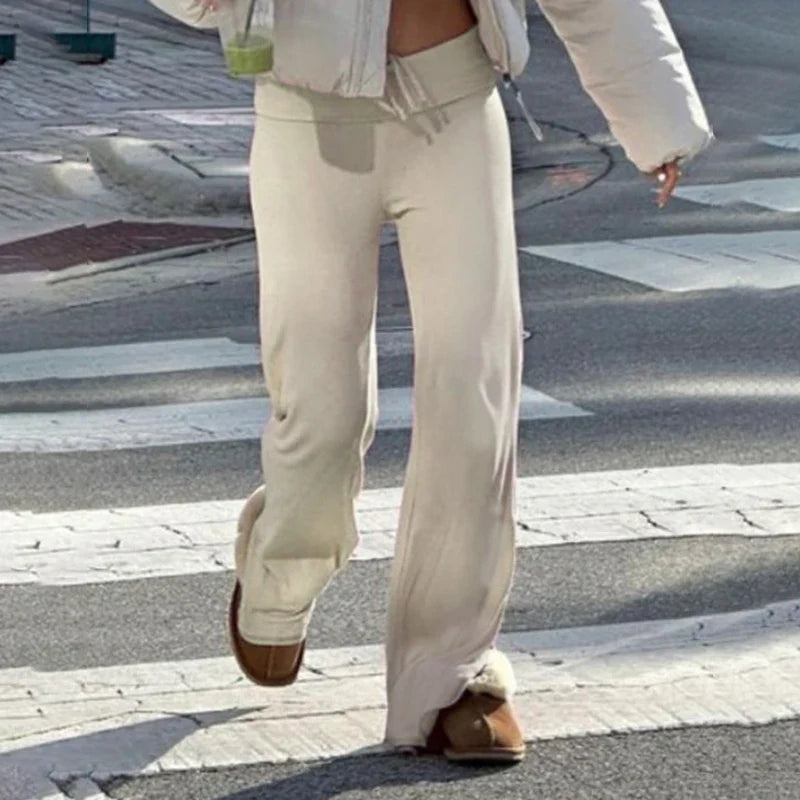 Basic Low Waist Pink Pant