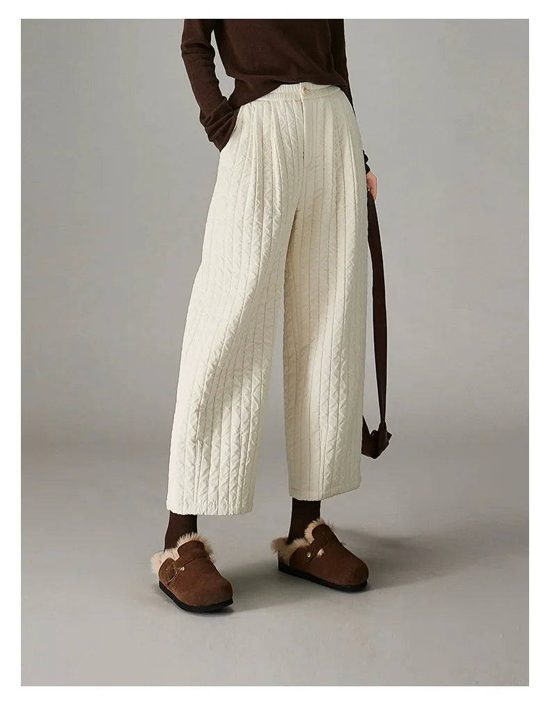 | Cotton Wide-Leg Pants