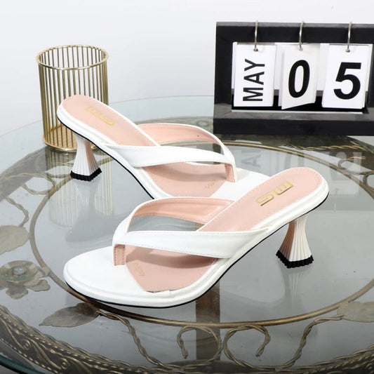 Luxury high-temperament ladies sandals, flip flops, and heels
