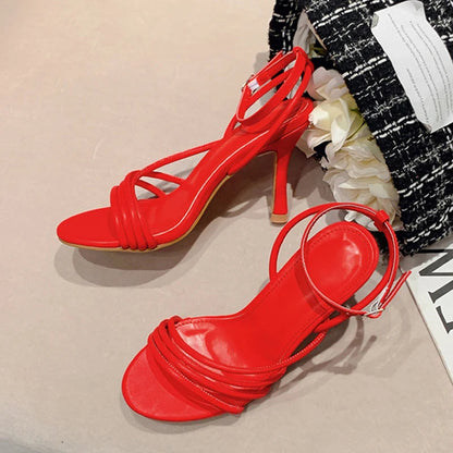 Summer Band Open Toe Gladiator Sandals Women 9.5CM