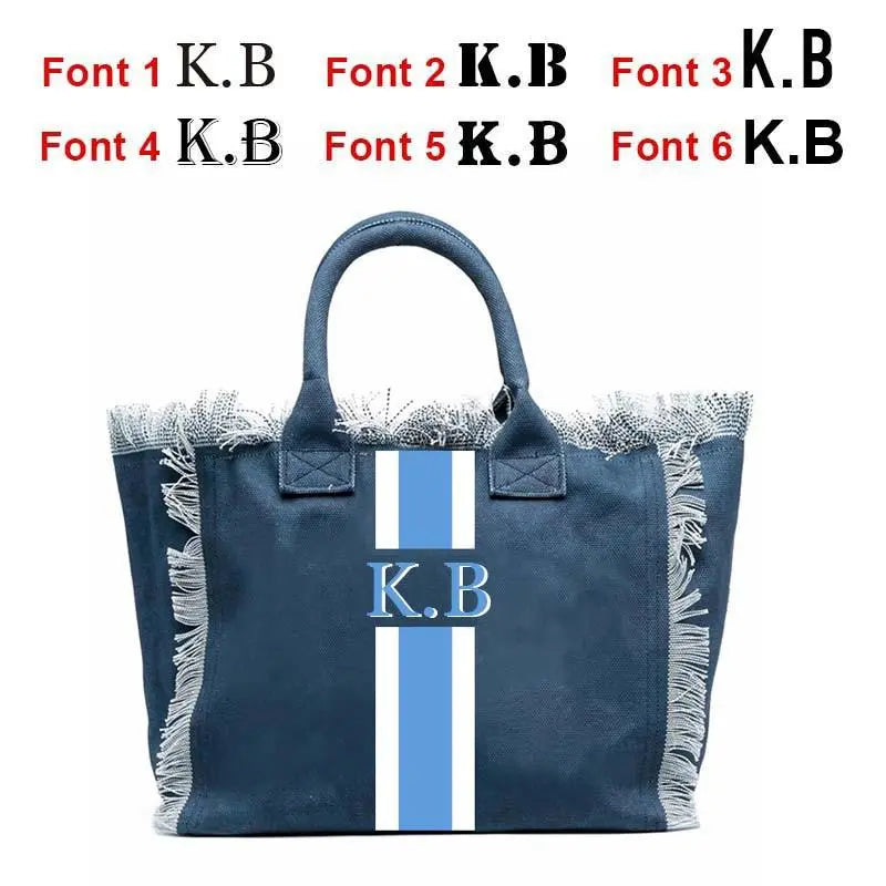 BLEUE PERSONALIZED TOTE